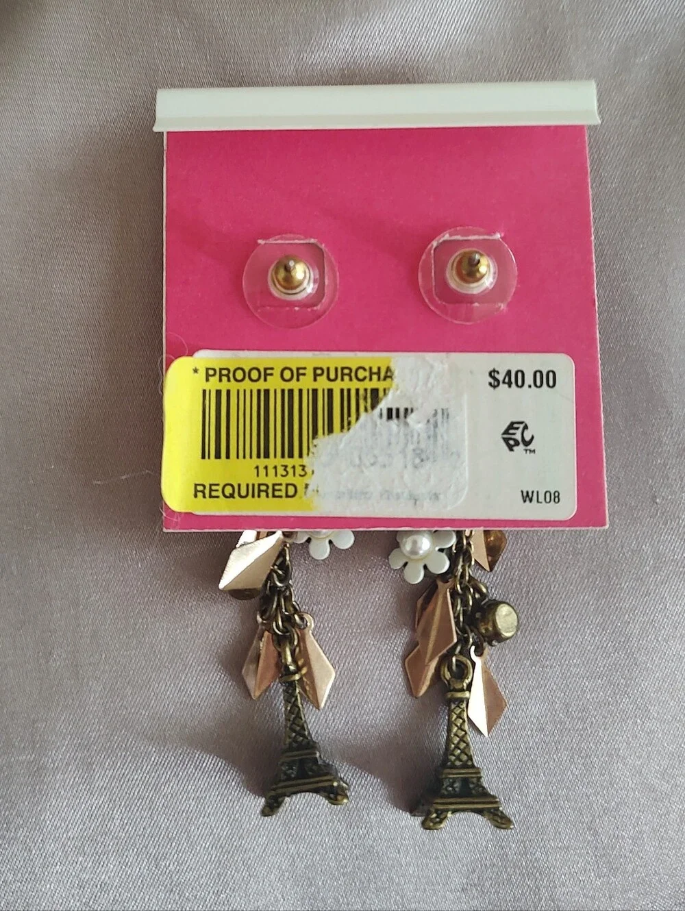 Betsey Johnson Wanderlust Earrings - Picture 3 of 4